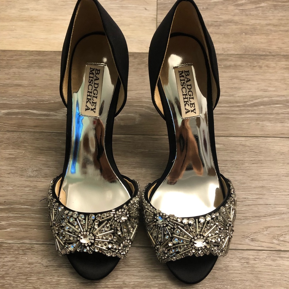 Badgley Mischka Black Heels